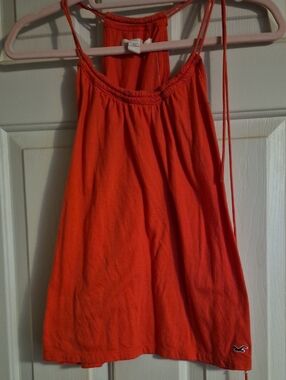Hollister Bright Coral Racerback Tank